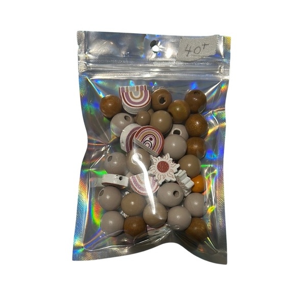 Assorted Wooden Beads Craft Set - Picture 2 of 3